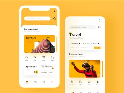 Application Software - Travel app design hello dribbble icon sketch ui ux