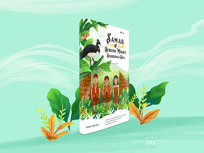 Children Book - Samas dan Burung Maleo Berkepala Dua aji setiawan book character childbook children children book children book illustration cover artwork cover book design illust illustration illustration agency illustration design illustration digital illustrator illustrator design indonesia designer interface jiaone
