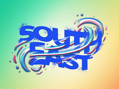 South East Lettering 3d 3d art custom type hand lettering lettering typography