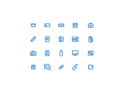 Icons icons icons set line
