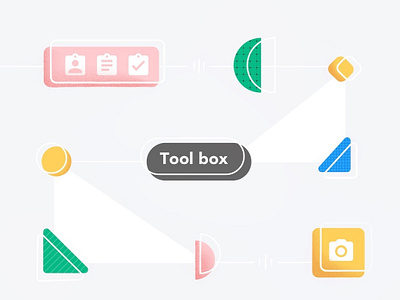 (97/100) Toolbox concept abstract branding designchallenge illustration tools ui