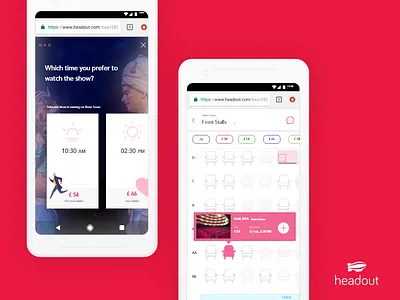 Theatre availability & seat selection UI analysis checkout flow events mobile taskflow theatre travel ux