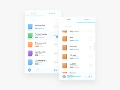 File Manager app application ui browser extension download files folder gradient loader progress service sketch ui ux ux ui design web design