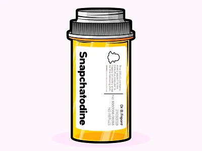 Social Media Pharmacy: part II (the bottle) affinitydesigner belgium branding design flat graphic health illustration logo medics pharmacy pills snapchat social media society ui ux vector
