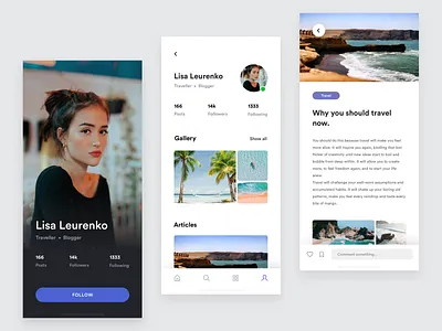 Socialz album app blog blog cover discover explore ios minimal photo social white