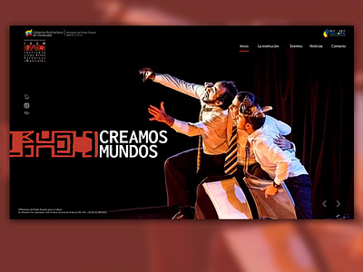 Instituto de artes escénicas metropolitano - proposal ui web