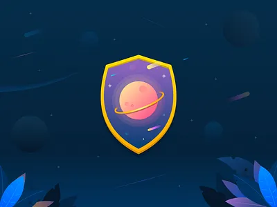 Gamification Achievement achievement achievements badge badges gamification gamify illustration logo planet space