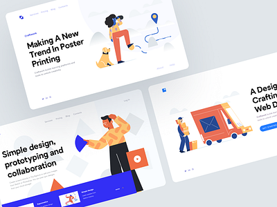 Unruly Illustrations 404 ai app application background craftwork eps error 404 flat illustration illustrator landing site story svg vector walkthrough web web page website