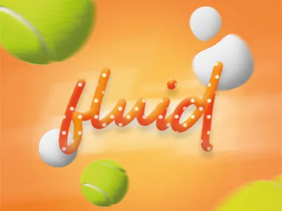 Tennis ball 3d adobe circles design france french photoshop roland garros sport summer tennis tennis ball type type art type design typography typography art