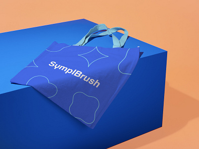 SymplBrush Bag branding design logo print