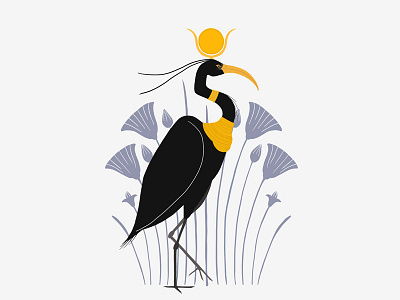 Animal Gods Of Egypt - Ra ancient animal art egypt gods illustration mythology