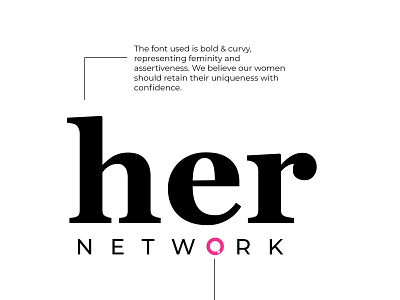 Her Newtork New Logo daily ui design designer logo network women women network