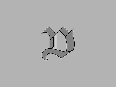 V for 36daysoftype 36days 36daysoftype abstract blackletter icon letter logo mark type
