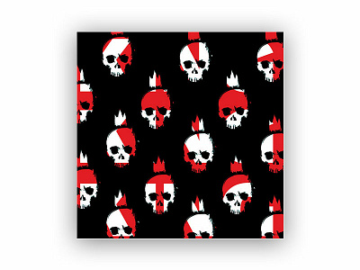 LazzyDog - Logo pattern art branding clean design illustration lazzydog logo m4terial pattern skull vector