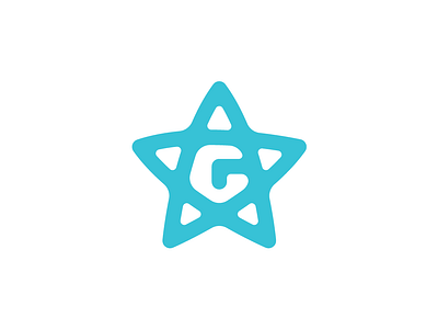 HR Logo Proposal 2 - Letter G + Star agency branding g hr human resources human resources logo icon identity illustrator letter g logo logo design mark sign star turquoise