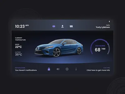 Daily Ui Challenge #034 - Car Interface auto car car interface car ui daily ui challenge dailyui dailyui challenge dailyui034 design ui vector