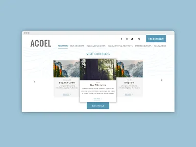 Website for non-profit organization blog concept corporate design module non profit non profit non profit organization profit section ui ux web website