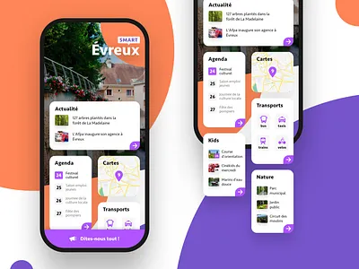 Town Hall App app art direction product design town hall ui ux