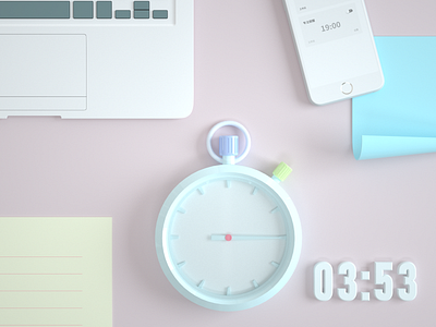Day 033 3d c4d oc octane time