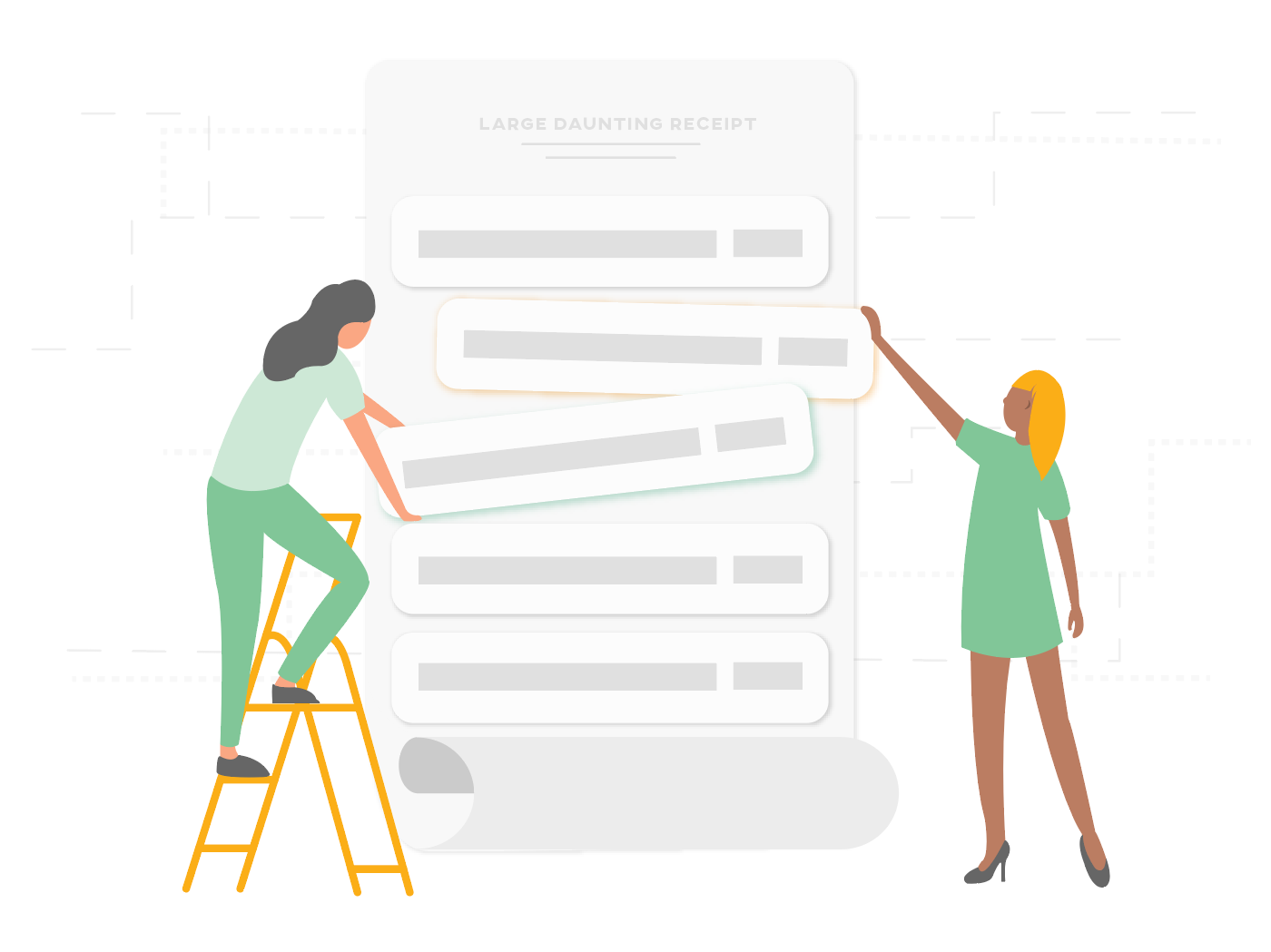 Splitwise Illustration by Jen Ford on Dribbble