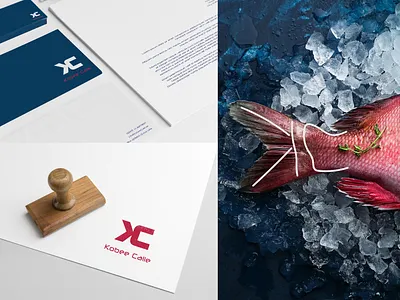 Kobe calle_KC | Branding identity branding branding identity design logo simpe sketch stationery design