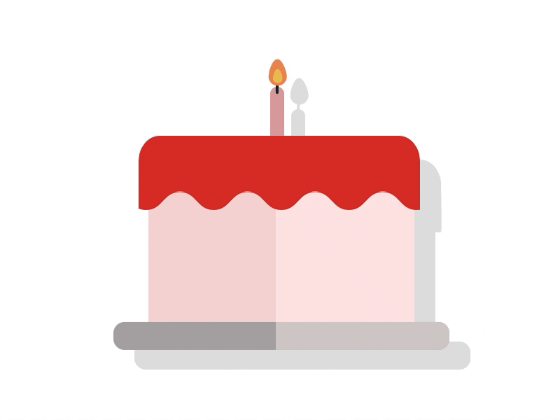 Cake animation animation cake flinto gif illustration