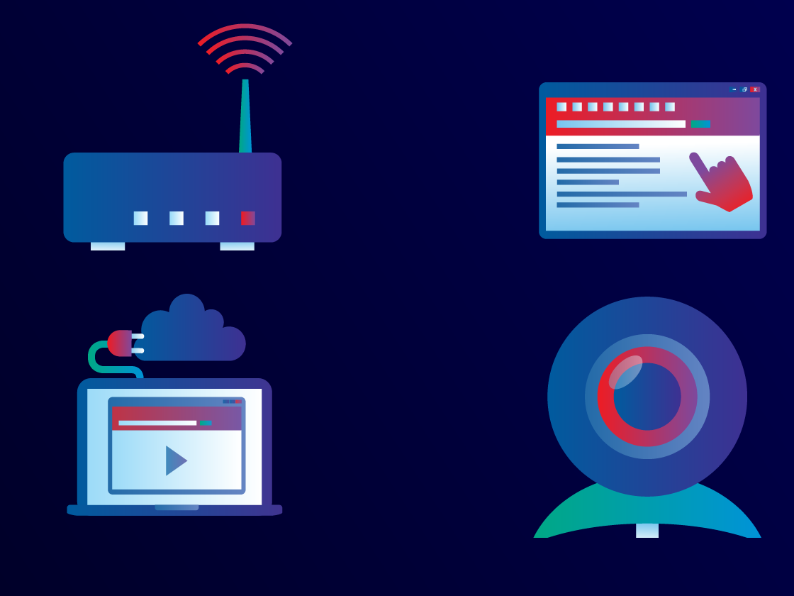 Internet icons by Khawla Rhaskali on Dribbble
