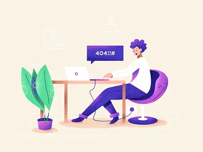 404! 404 404 error animation art character design download error flat graphic icon icons illustration minimal simple texture ui ux vector web