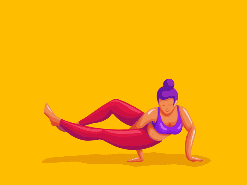 YogaWave Animation illustration liquid animation motion graphics yoga
