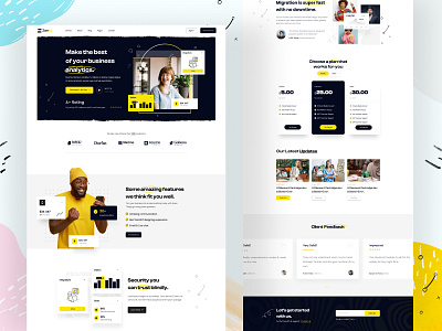 Zamba - Saas Website Template trend