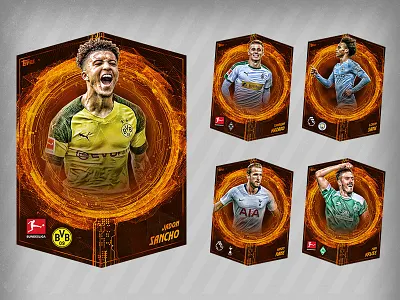 Topps On Form bundesliga design football graphic design premier league soccer sports sports app topps trading cards