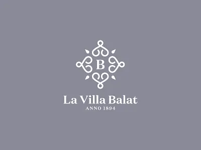 La Villa Balat branding design logo typography vector