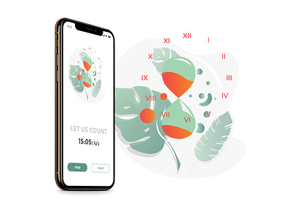 Countdown Timer Daily Ui 014 app countdown countdown timer dailyinspiration dailyui dailyui014 digitaldesign gradient illustration timer ui web illustration webdesign