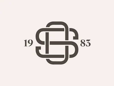 S&O 1983 1983 badge behance branding icon logo logotipo mark monogram o s typography vintage