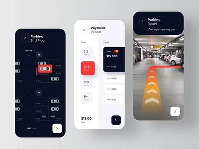Car Parking AR Application app ar ar app automotive car car spot driving learning machine machine learning navigation parking parking lot road rondesign scan spot vehicle
