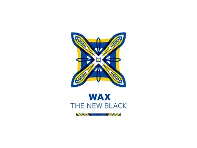 WAX - the new black africa afrique art brand branding brandingdesign color creative design fabric graphic graphic design graphicdesign logo motif superposition tissu