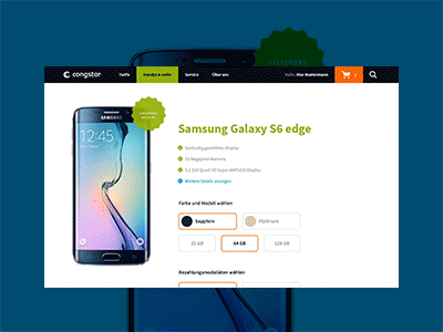 Congstar alexfirs alxfirs animation app art design ecommerce fashion interface ipad iphone logo mobile process scroll shop typography ui ux web