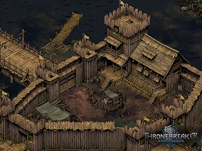 Angren architecture art building castle concept concept art design environment art fantasy fortress game game art game artist game asset illustration isometric isometric art isometric illustration medieval witcher