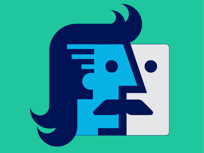 90s Search 90s apple icon branding data design ediscovery finder illustration mullet search