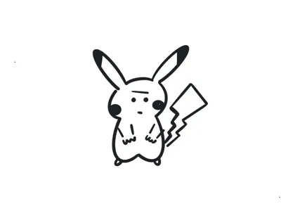 Electric Tail design doodle drawing graphic design illustration ipad pro pencil photoshop pikachu pokémon poster procreate sketch