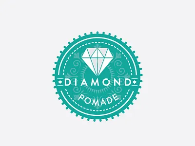 Diamond Pomade Logo diamond diamond logo hair wax illustrator logo logo design pomade pomade logo pomade logo desgn vector white
