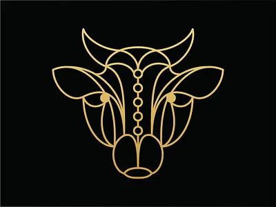 Animal aplikasi desain identitas ikon ilustrasi logo merek minimal monoline vektor