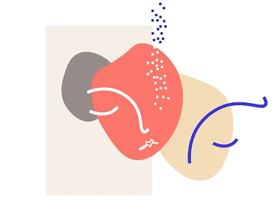 Graffiti 01 涂鸦01 abstract abstract art flat floating illustration vector