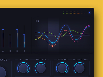 ES Polyphonic Synth Redesign app composing logic music pro production redesign redesign concept synth synthesizer ui ux vst