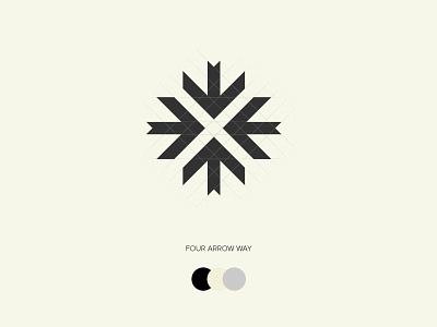 Four Arrow Way arrow head logo arrowhead arrows arrows logo branding creative creative logo design four logo graphic grid logo logo logodesign logotype minimalist logo pinch logo ratio logo typography zoom logo