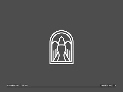 Doorway to heaven brand branding church cup design door dove icon illustration logo mark stained glass symbol tattoo