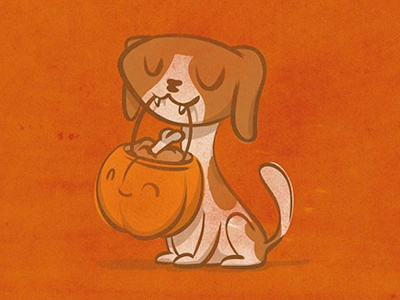 No Tricks Just Treats izzy puppy