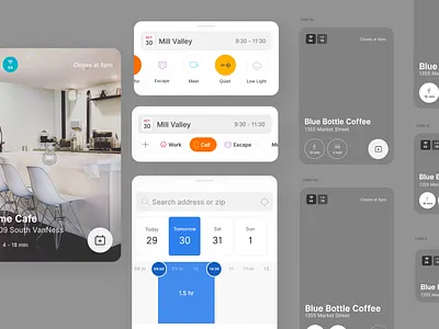 OOO Early Explorations 0.03 app button card design form ios iphone minimal ui ux