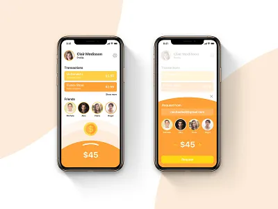 Wallet App For Kids app ui bright colors gamification intuitive kids app orange ui design ux design wallet app