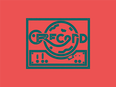 Record design graphic design hand lettering illustration illustration typography illustrator lines music typography vector